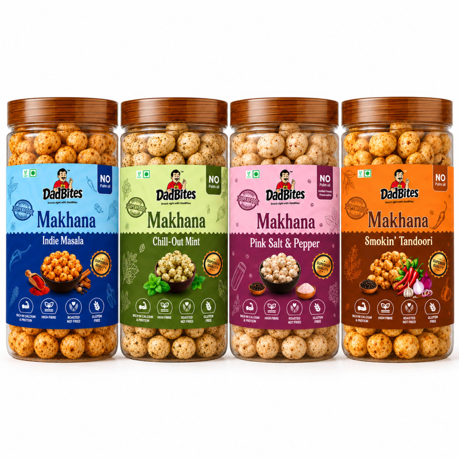 All In Combo (Indie Masala + Chill-Out Mint + Classic Salt & Pepper + Smokin’ Tandoori)