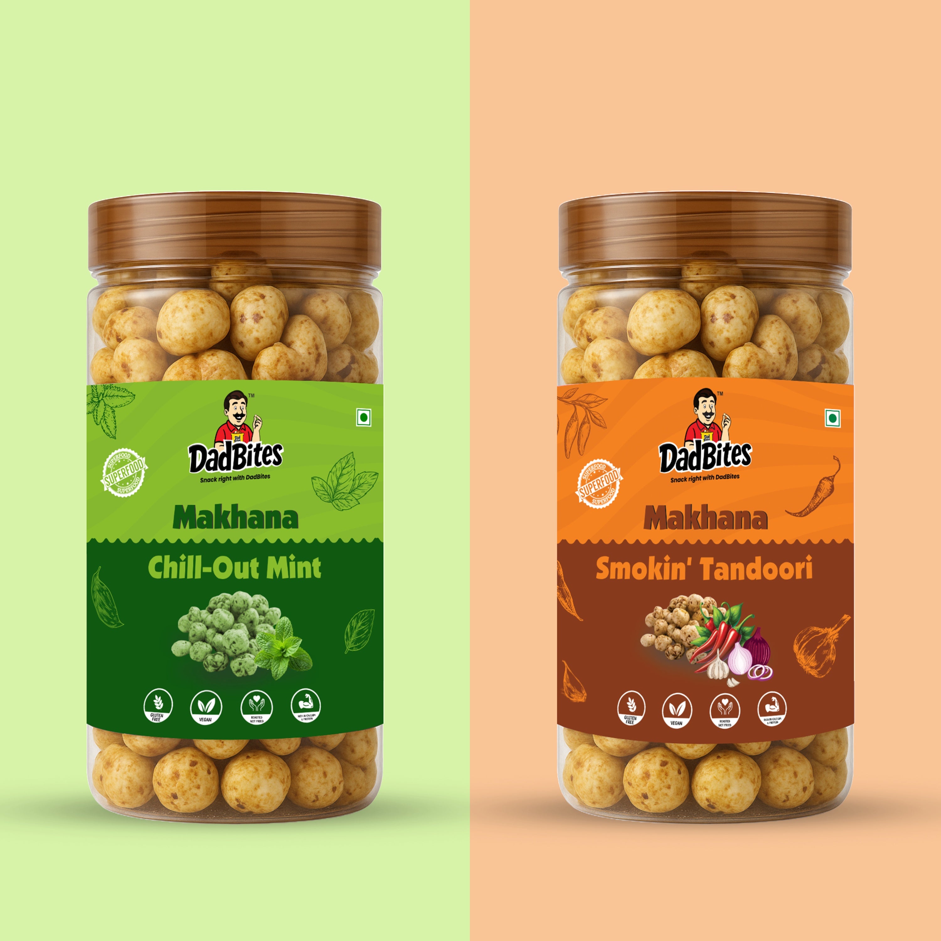 Chill & Fiery Combo (Chill-Out Mint + Smokin' Tandoori)