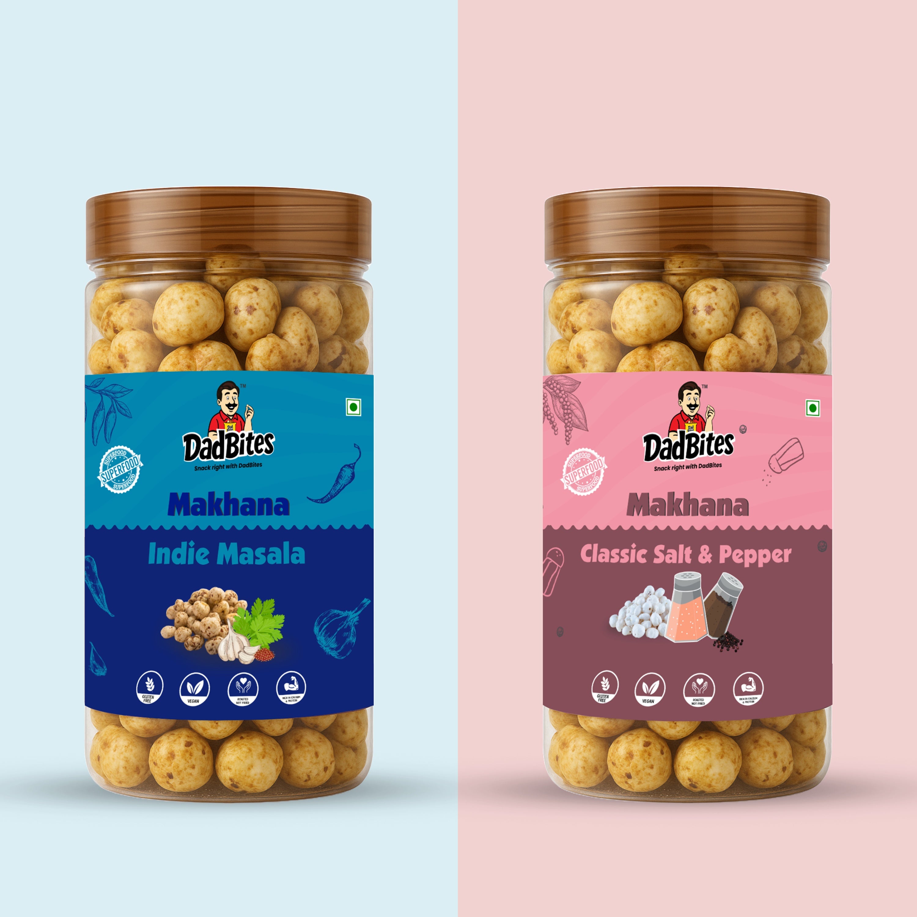 Desi Classic Combo (Indie Masala + Classic Salt & Pepper)