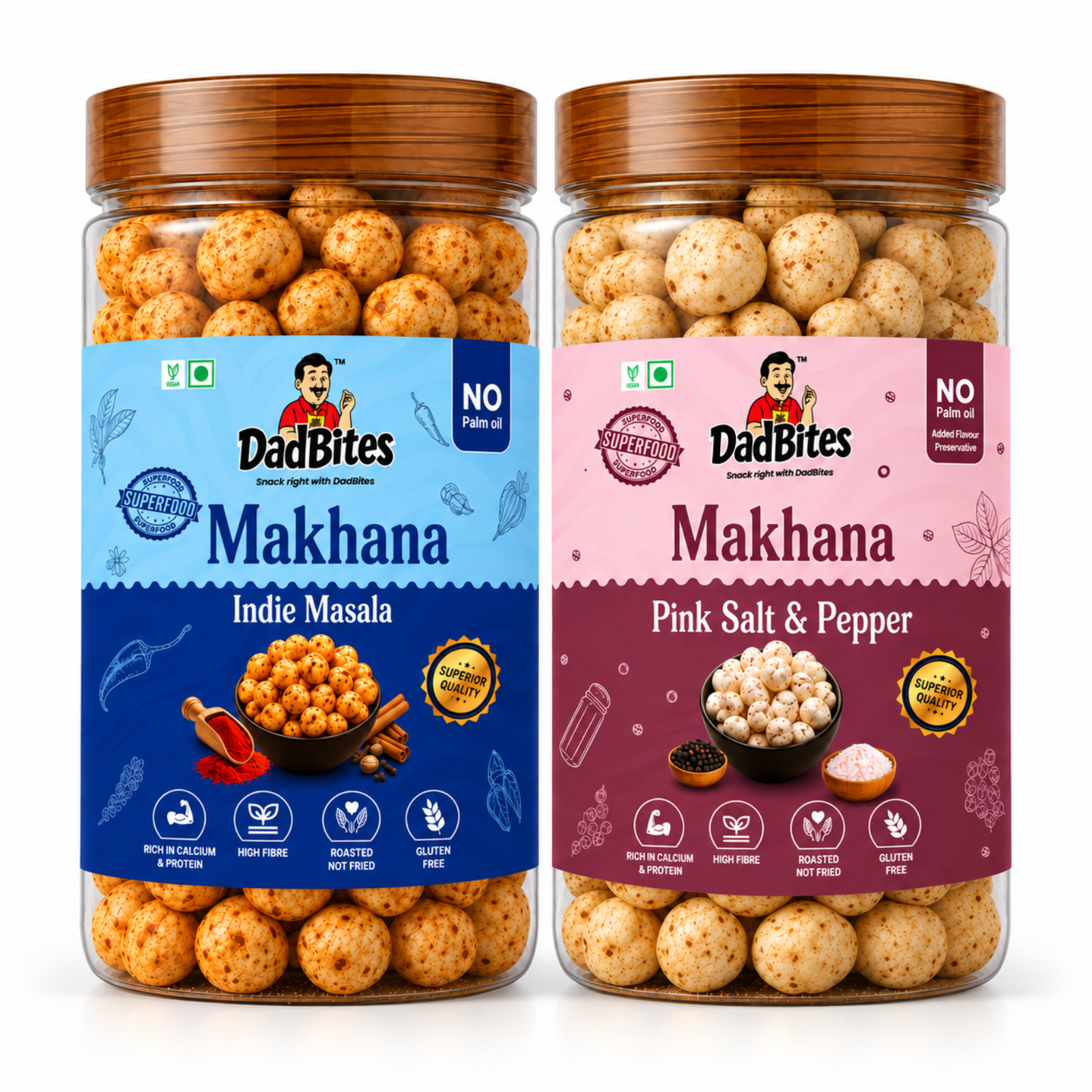 Desi Classic Combo (Indie Masala + Classic Salt & Pepper)