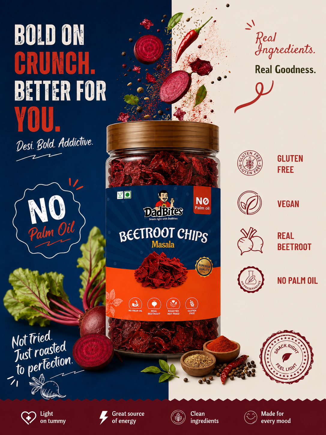 Beetroot Chips Masala