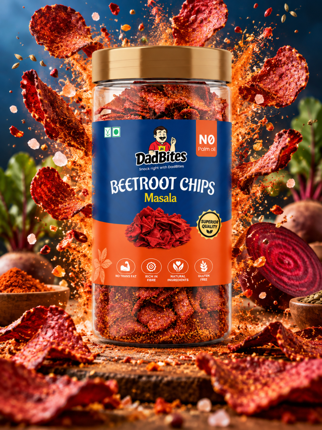 Beetroot Chips Masala