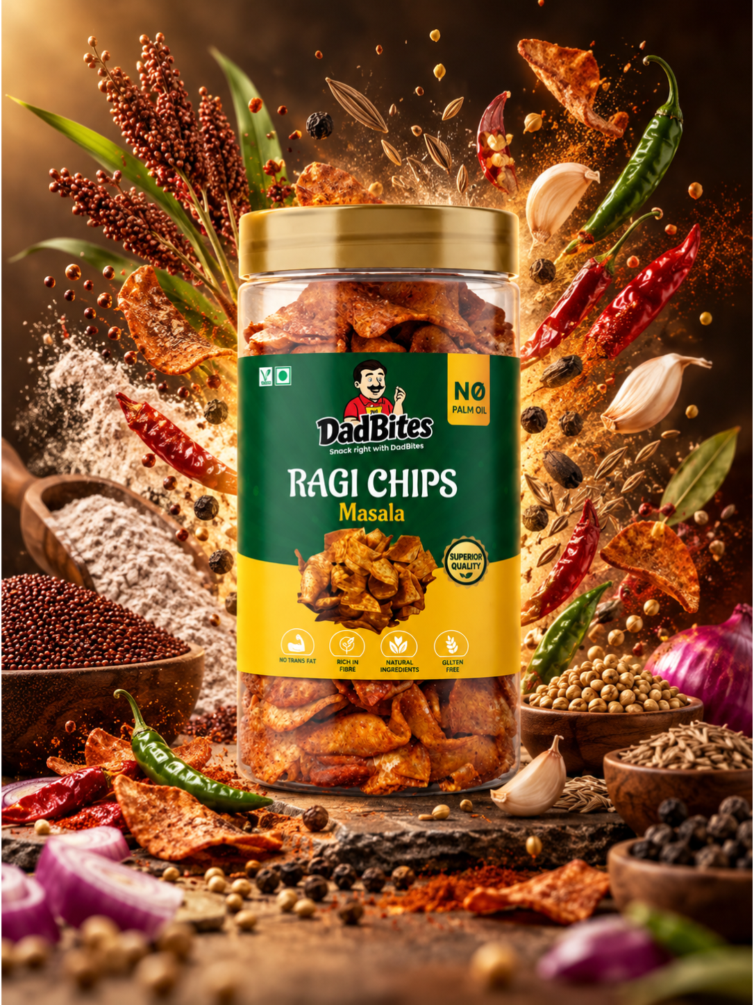 Ragi Chips Masala