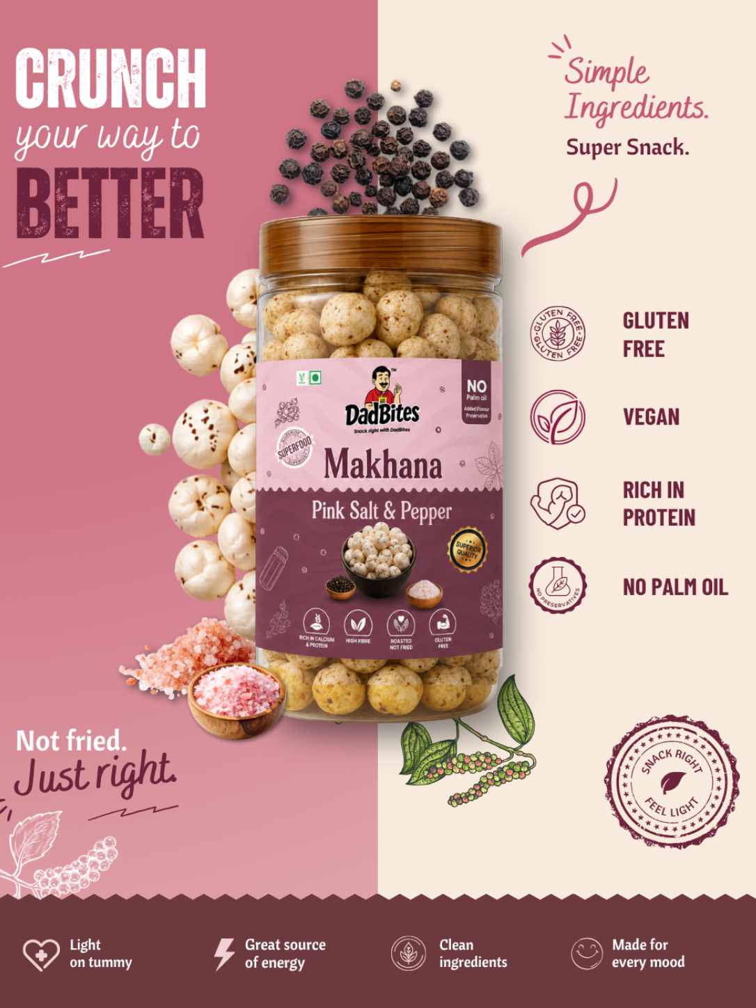 Makhana Classic Salt & Pepper