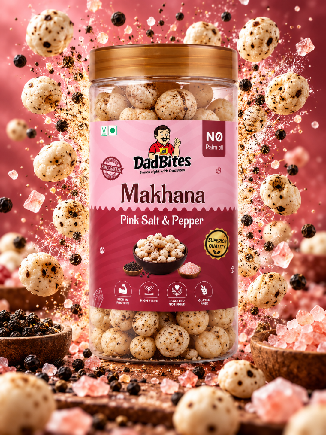 Makhana Classic Salt & Pepper